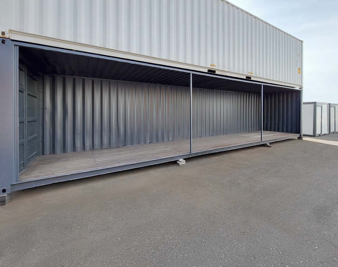40’HC Used “Open Face” Shipping Container - Backstorage Containers