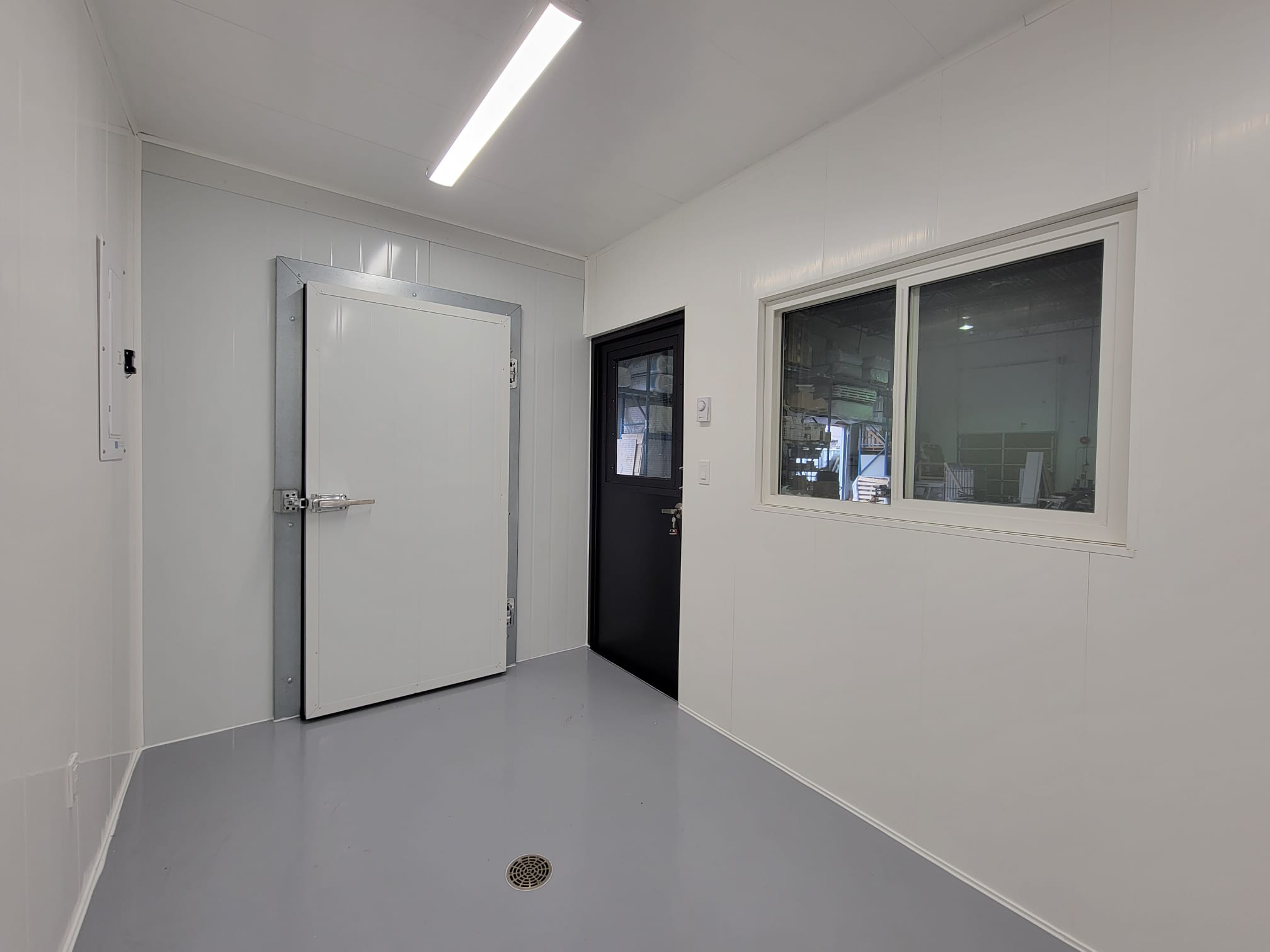 Food Processing Unit With Walk in Cooler - Backstorage Containers