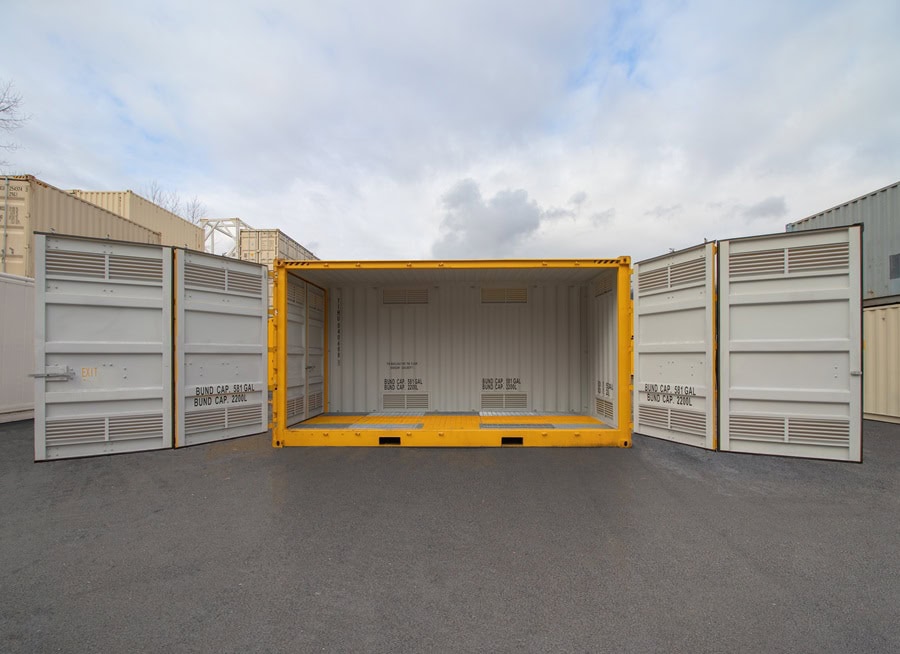 20’HC Openside Containment Cube - Backstorage Containers