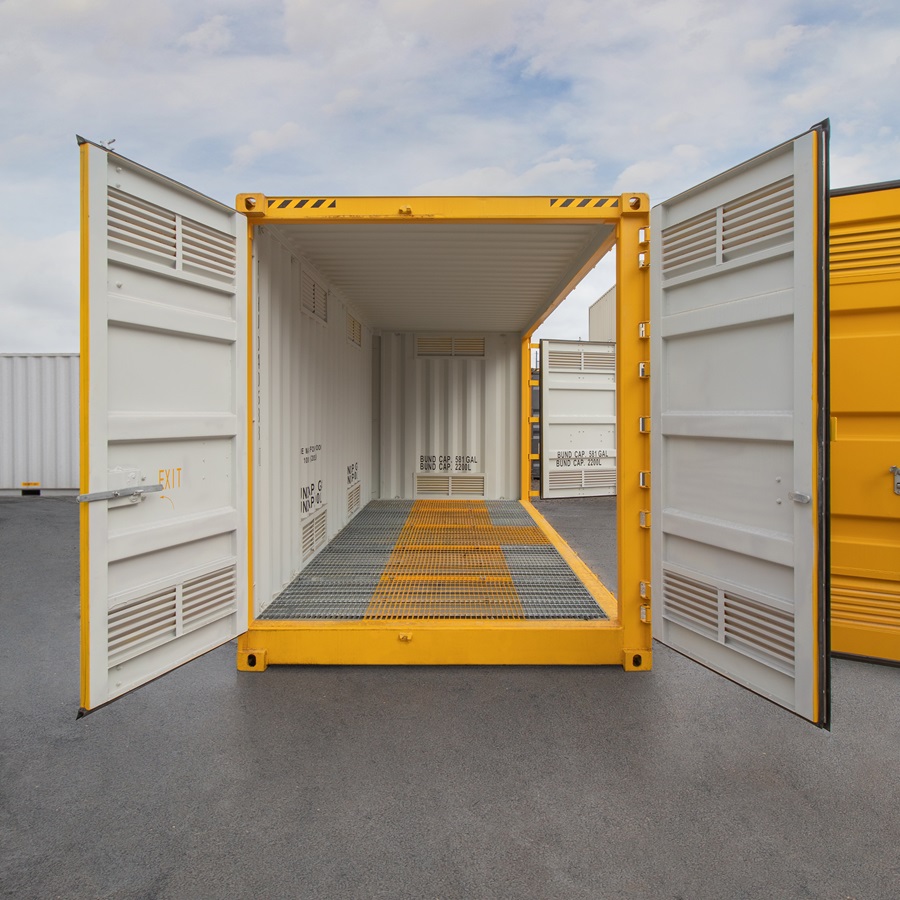 20’HC Openside Containment Cube - Backstorage Containers