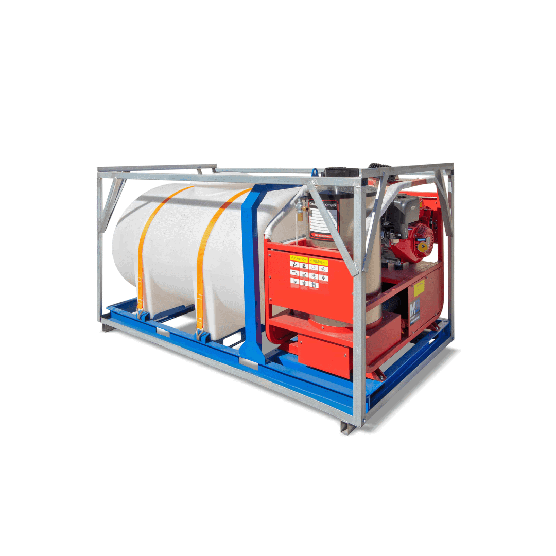 M&B | 4000 PSI Self Contained Hot Water Pressure Washer - Backstorage Containers