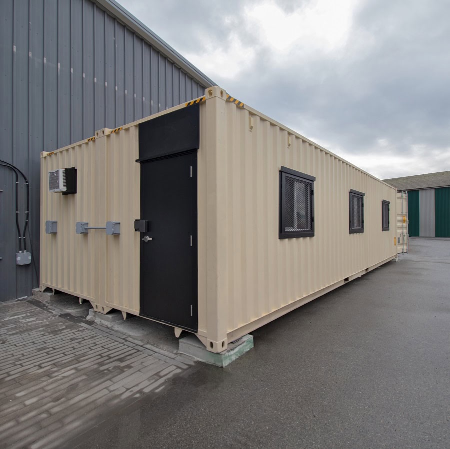 40’ x 16’ Extra Wide Custom Site Office - Backstorage Containers