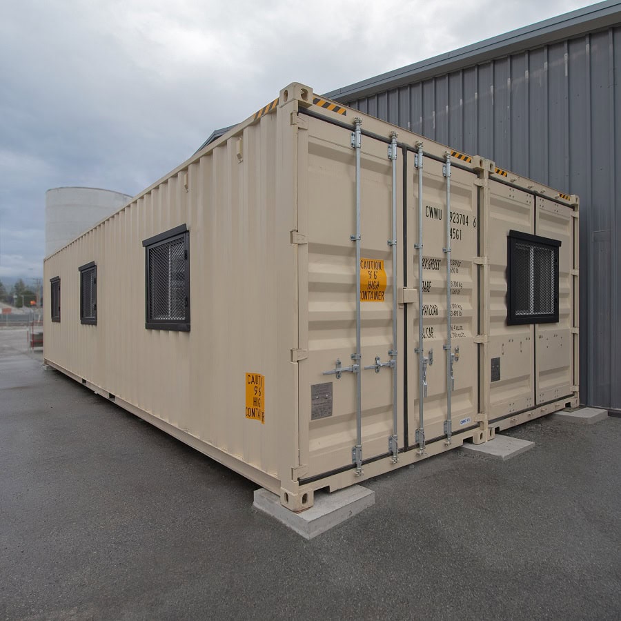 40’ x 16’ Extra Wide Custom Site Office - Backstorage Containers