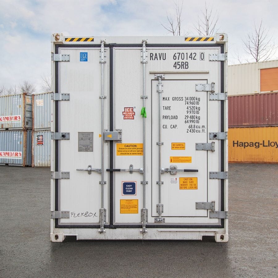 40’HC New (1-trip) Refrigerated Container (Working Reefer) - Backstorage Containers