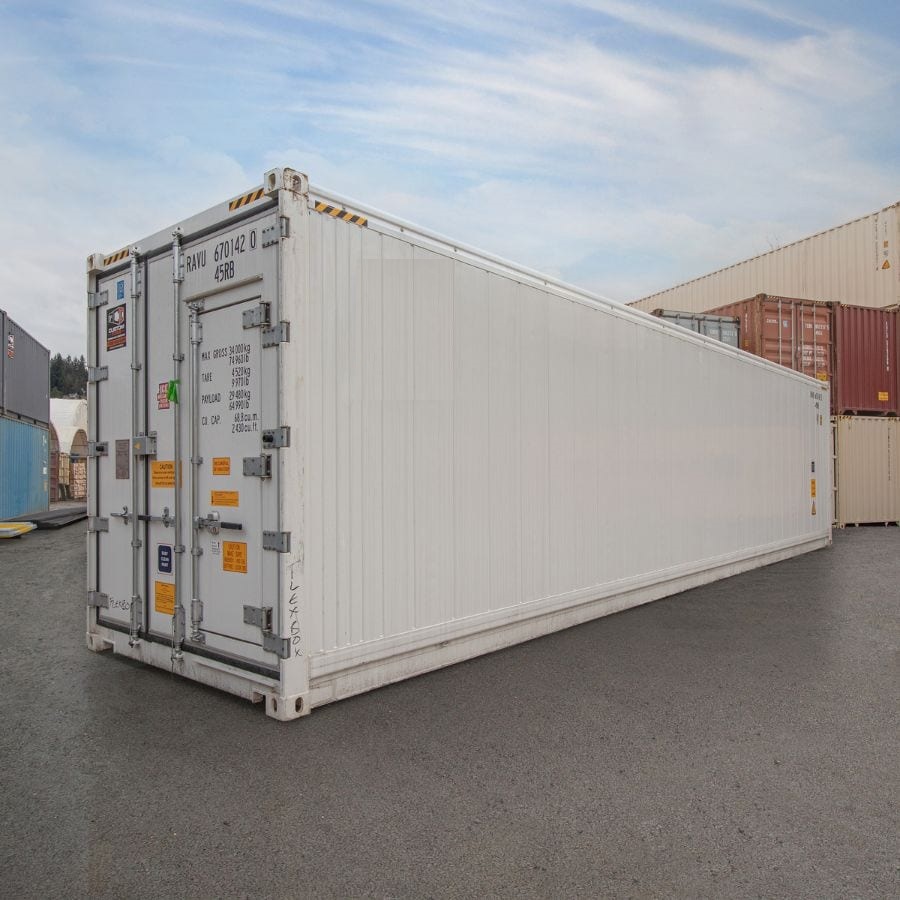 40’HC New (1-trip) Refrigerated Container (Working Reefer) - Backstorage Containers