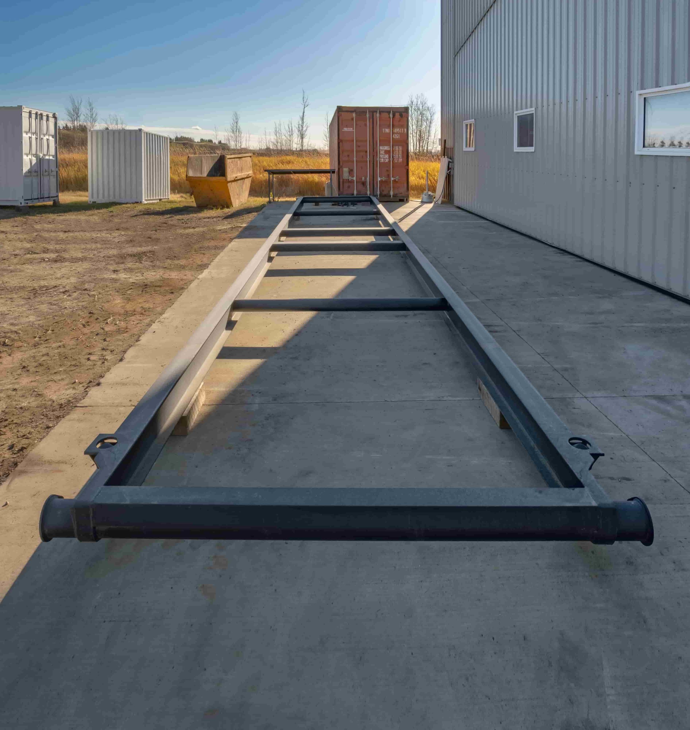 40’ Container skid w/ twist lock “Non Grated” - Backstorage Containers
