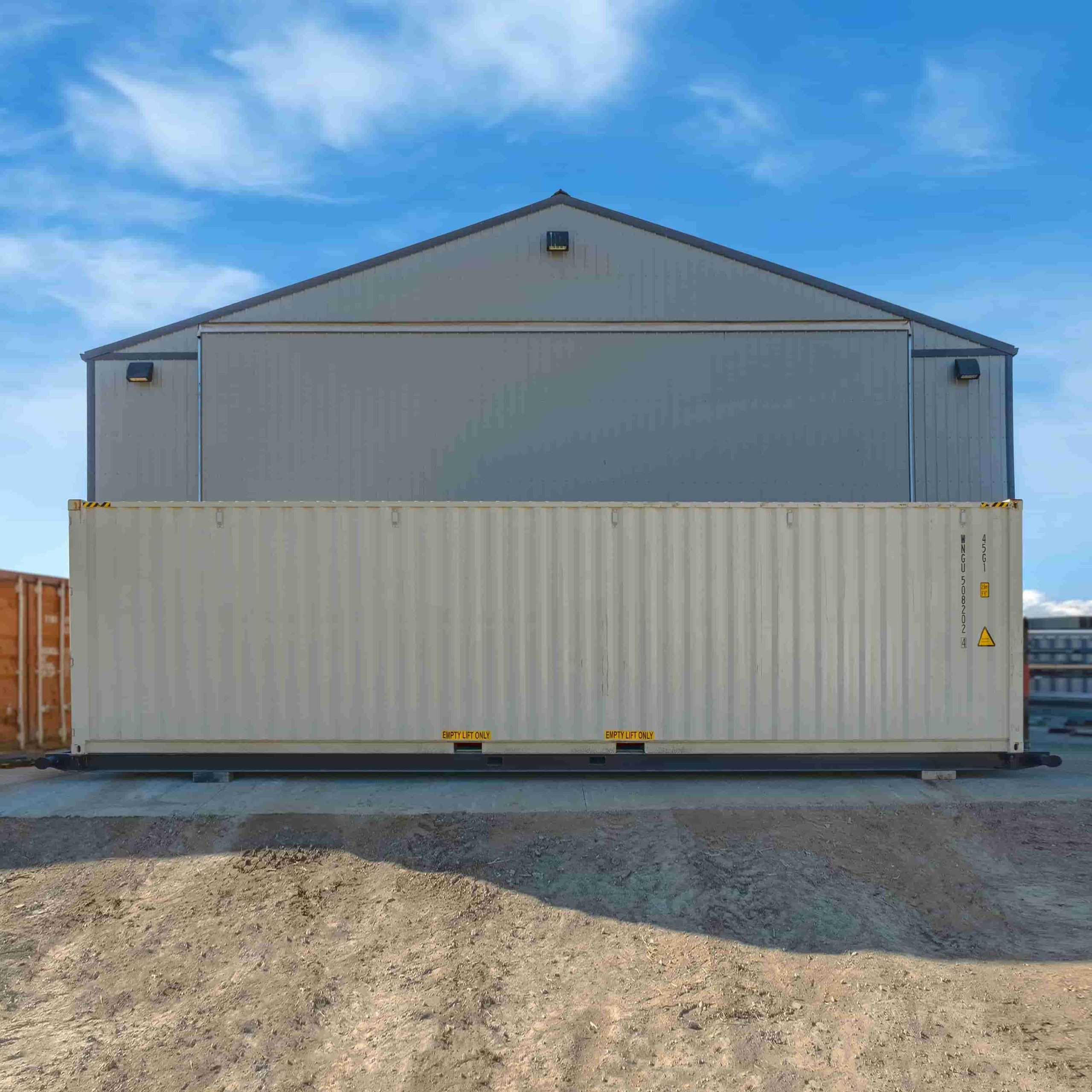 40’ Container skid w/ twist lock “Non Grated” - Backstorage Containers